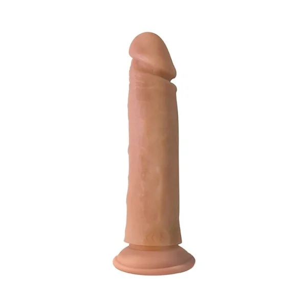 Big Shot Silicone Vibrating Dong Light 8in — image 5 of 9