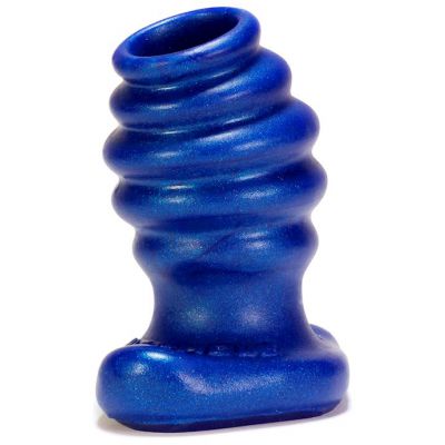 Butt hole Rippled Fuckplug 2 Medium Blueballs