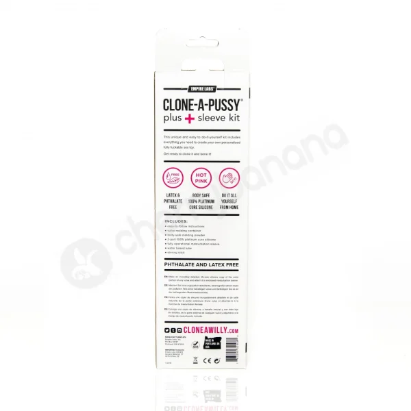 Clone-A-Pussy Plus+ Female Sleeve Moulding Kit with Cup