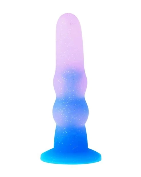 Nood Colours Glitter Rippled Dildo