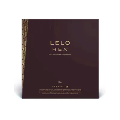 Lelo Hex Condoms Respect Xl 36 Pack Xl