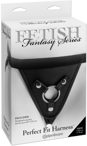 Perfect Fit Harness Black
