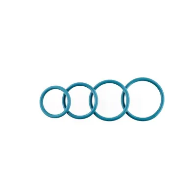 Turquoise O ring 4pk