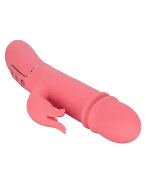 Shameless Tease Rabbit Vibrator - Pink - 10 Inch