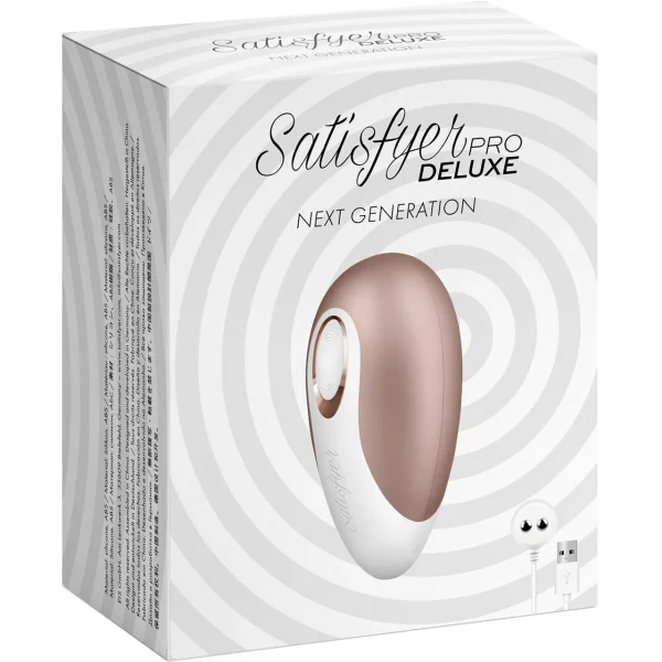 Satisfyer Deluxe Rechargeable Waterproof Pressure Wave Stimulator — image 7 of 13