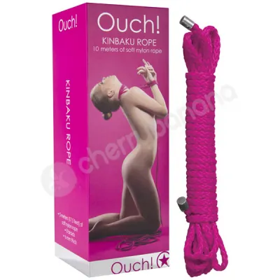 Ouch Pink Kinbaku Rope 10m