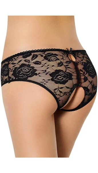 Crotchless Lace Panty - Three Sizes Available