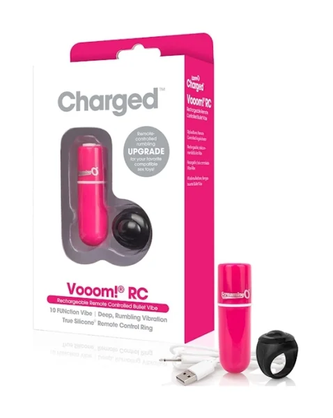 Vooom Remote Control Vibrating Bullet - Pink