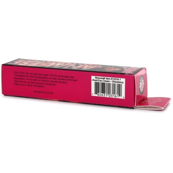 Anal-Ese Strawberry - Numbing Anal Lubricant | 1.5 Oz (45ml)