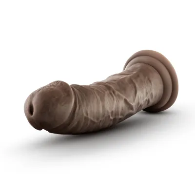 Dr Skin Glide 8 Inch Self Lubricating Dildo Chocolate