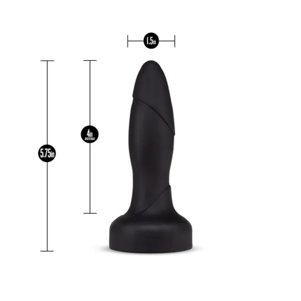 Performance Plus - Drive - Rimming Wireless Remote Control Rechargeable Butt Plug - Black — image 4 of 7