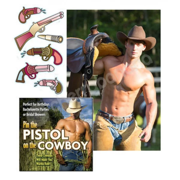 Pin The Pistol On The Cowboy Game