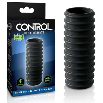 Sir Richard s Control Open Tip Ribbed Silicone Erection Enhancer
