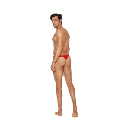 Men s Red Spandex Thong