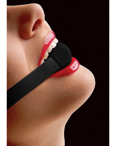 Elastic Ball Gag - Black