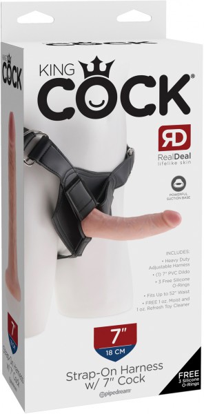 Strap-on Harness + 7" Cock