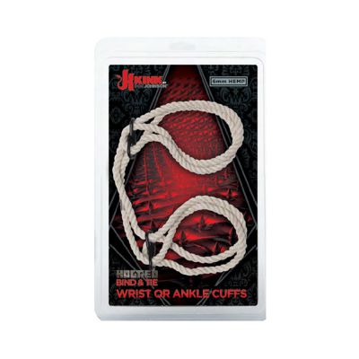 Kink Hogtie Bind Tie Wrist Or Ankle Cuffs 23 inch Natural