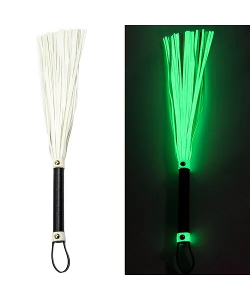 Bondara Crystal White Glow In The Dark Flogger — image 6 of 6