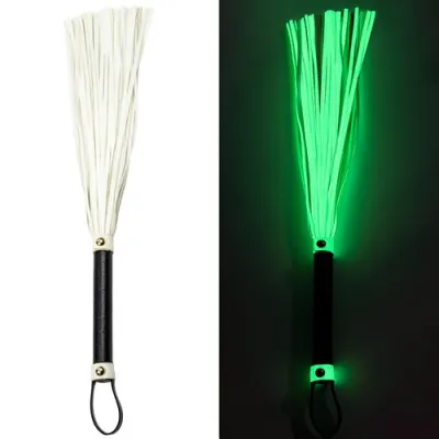 Bondara Crystal White Glow In The Dark Flogger