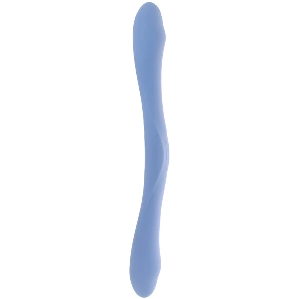 Tryst Duet Double Ended Vibrating Silicone Dildo With Remote By Doc Johnson - Periwinkle