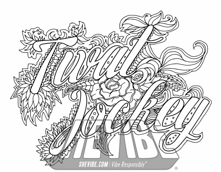 #NSFW Creative Cursing Coloring Book - Illustrated by Alex Kotkin