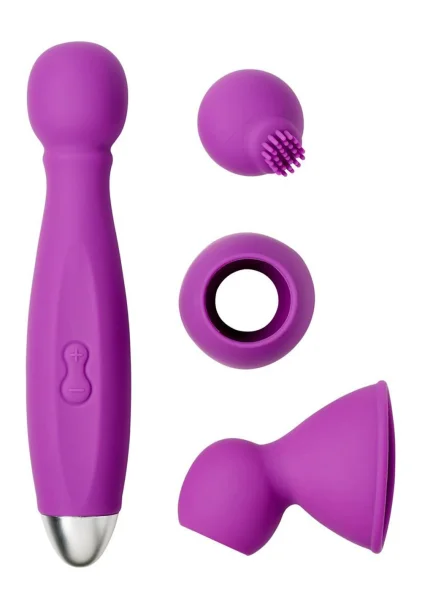Cloud 9 - Health & Wellness Wand Kit 9 Function Flexible Head Purple