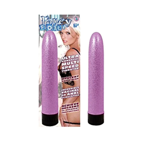 Fancy Foils 7 Inches Vibrator Fuchsia Pink