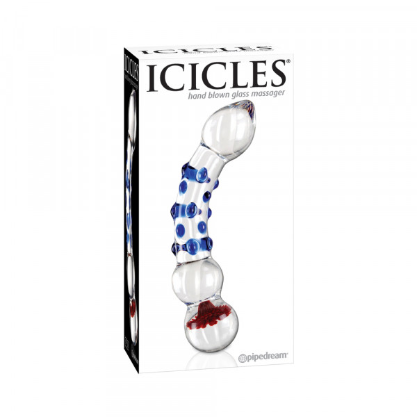 Icicles No. 18 Hand Blown Glass Massager
