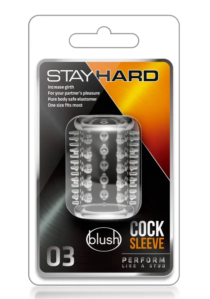 Stay Hard Cock Sleeve 03 Clear