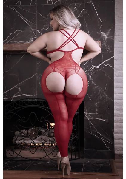 Unforgettable Cut-Out Bodystocking - Queen Size