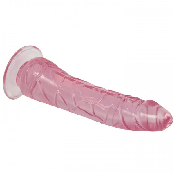 Bondara Crystal Clear Pink Suction Cup Dildo – 8 Inch — image 4 of 4