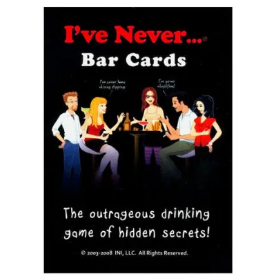 I ve never bar cards