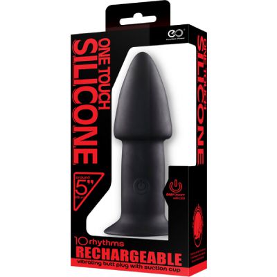 5 One Touch Silicone Rechargeable Butt Plug