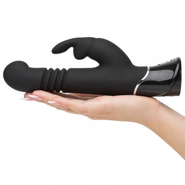 Fifty Shades Greedy Girl Thrusting 9" Rabbit Vibrator