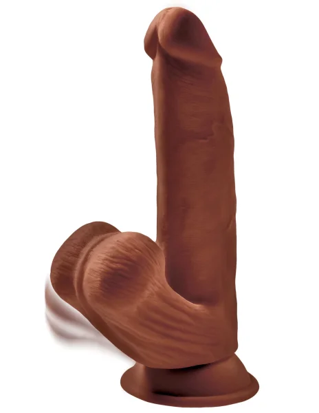 8'' 3D Cock + Swinging Balls