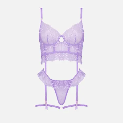 VUSH Lights On Lingerie Set