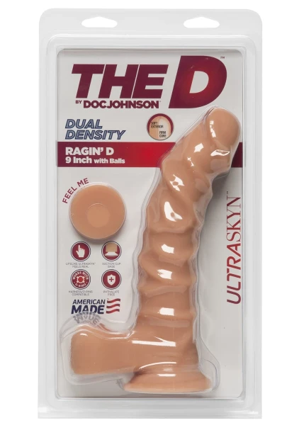 The D™ - Ragin' D - 9 Inch with Balls - ULTRASKYN™ — image 6 of 8