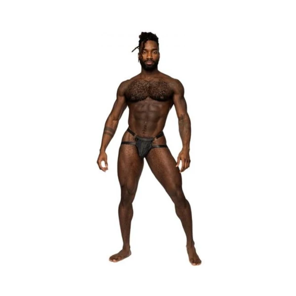 Men's Clothing: Male Power Rude Awakening Ring Jock Black S/m