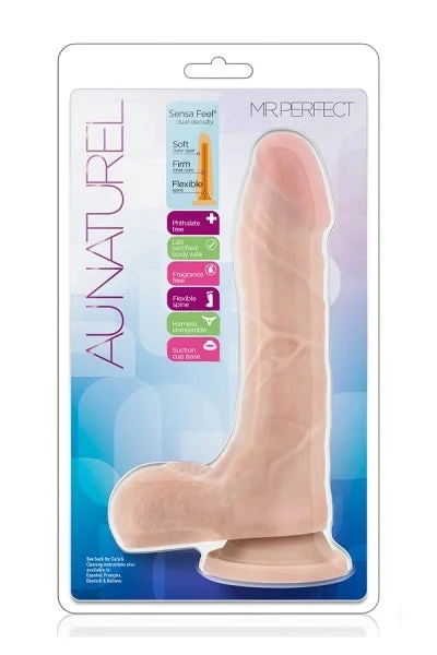 Blush Au Naturel Mister Perfect 8.5" Dildo Beige