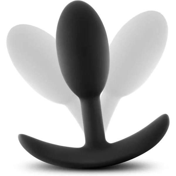 Luxe Wearable Vibra Slim Plug Small Black