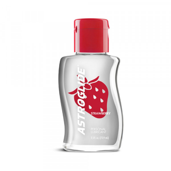 Astroglide Strawberry Flavored Lubricant 2.5oz