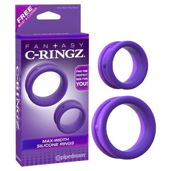 Max-Width Silicone Cock Rings x2