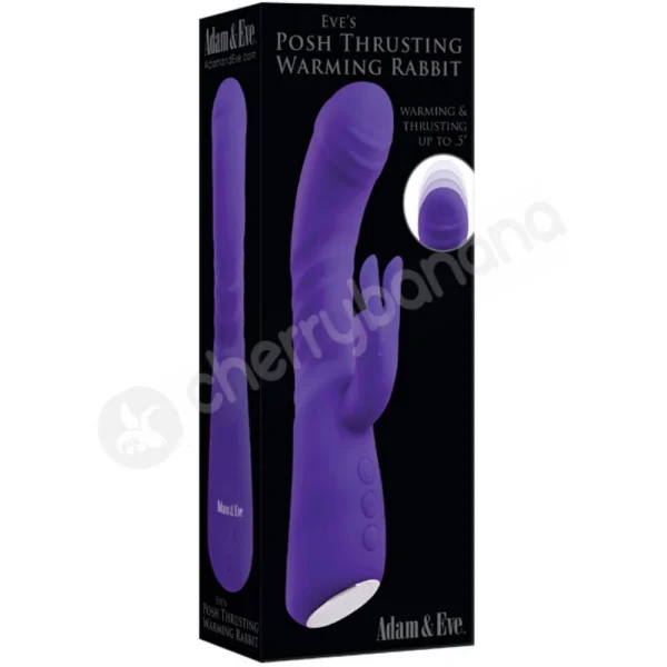 Adam & Eve Eve's Posh Thrusting & Warming Rabbit Vibrator