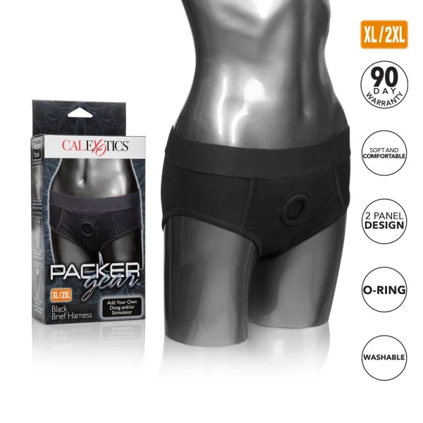 Packer Gear Black Brief Harness XL/2XL — image 6 of 14