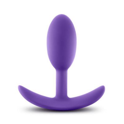 Blush Luxe Wearable Vibra Slim Silicone Butt Plugs Small Medium