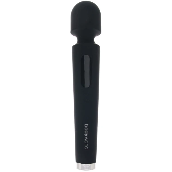 12" Power Wand Rechargeable Silicone Wand Style Massager By Bodywand - Black