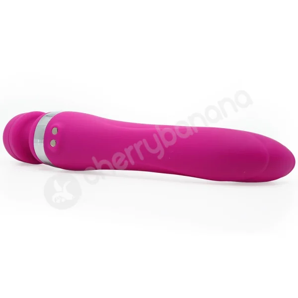Cherry Banana Pink Dual Ended Smooth Magic Wand Vibrator