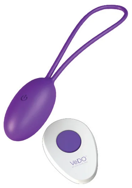 VeDO Peach Remote-Controlled Vibrating Egg - 'Foxy Pink'