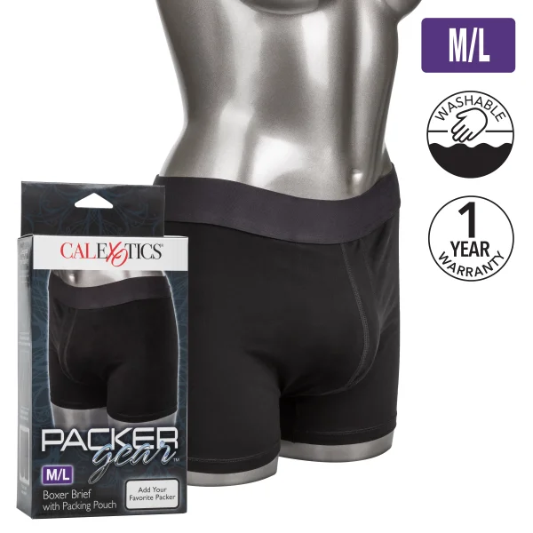 Packer Gear Boxer Brief With Packing Pouch M-l