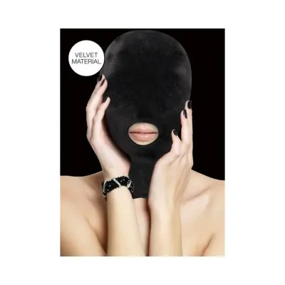 Ouch Velvet Velcro Mask With Mouth Opening